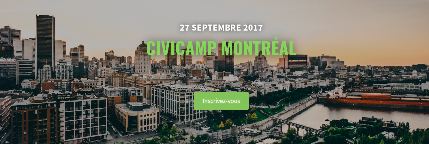 Inscrivez-vous à CiviCamp Montréal
